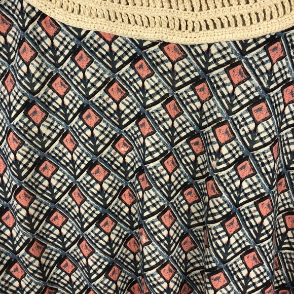 🚫sold eBay🚫 Free People • Crochet Contrast Shirt - Picture 2 of 6